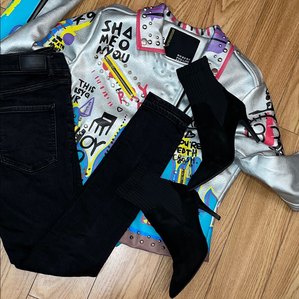 G by Guess Black Ankle Boots